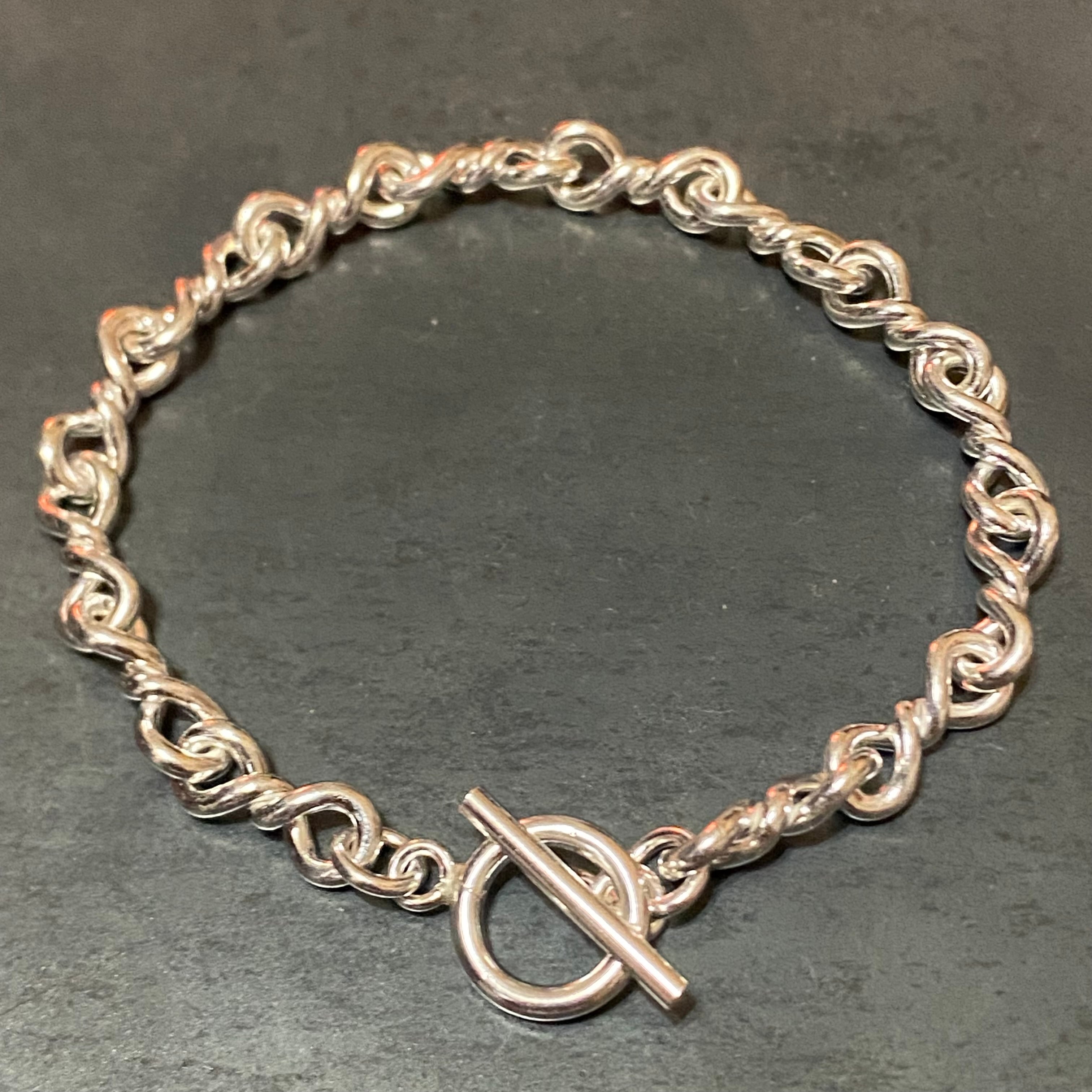 SILVER925 FLAT LINK CHAIN NECKLACE /シルバー/ネックレス