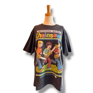 ”UNISEX”Steven Rhodes-TShirts〖Running with Cainsaw〗スティーブンローズ