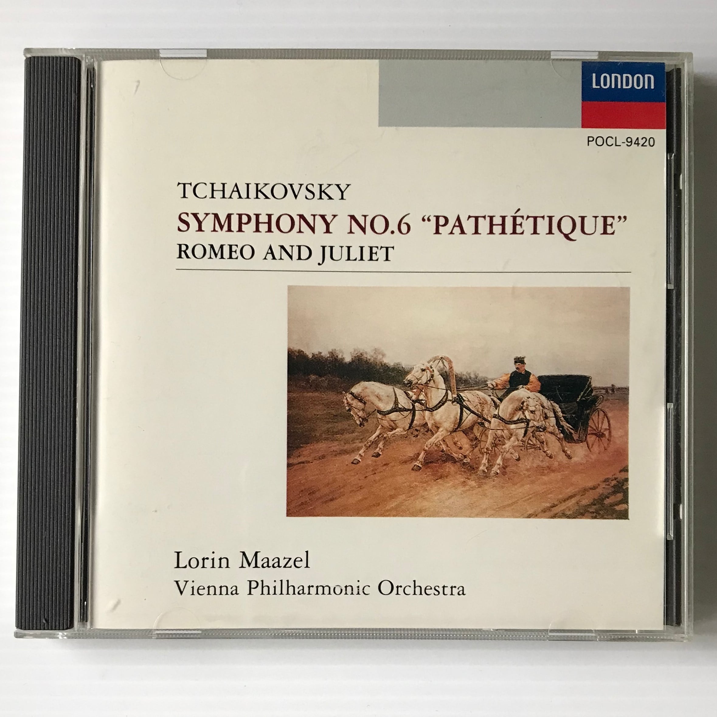 CD〕チャイコフスキー：交響曲第6番「悲愴」/幻想序曲「ロメオとジュリエット」／ロリン・マゼール、ウィーン・フィル　Rhythmundo
