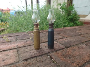 キツネ目工房 薬莢ランプ