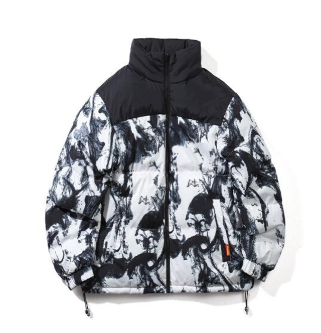 メンズアウター棉服ロングコート 秋冬防寒服カップル ファージャケットペアコート厚手