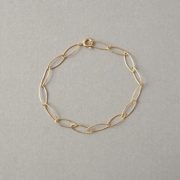 アバロン 波型 シェルカット オーバルチェーン ヴィンテージ ブレスレット 92 アバロン 波型 シェルカット オーバルチェーン ヴィンテージ