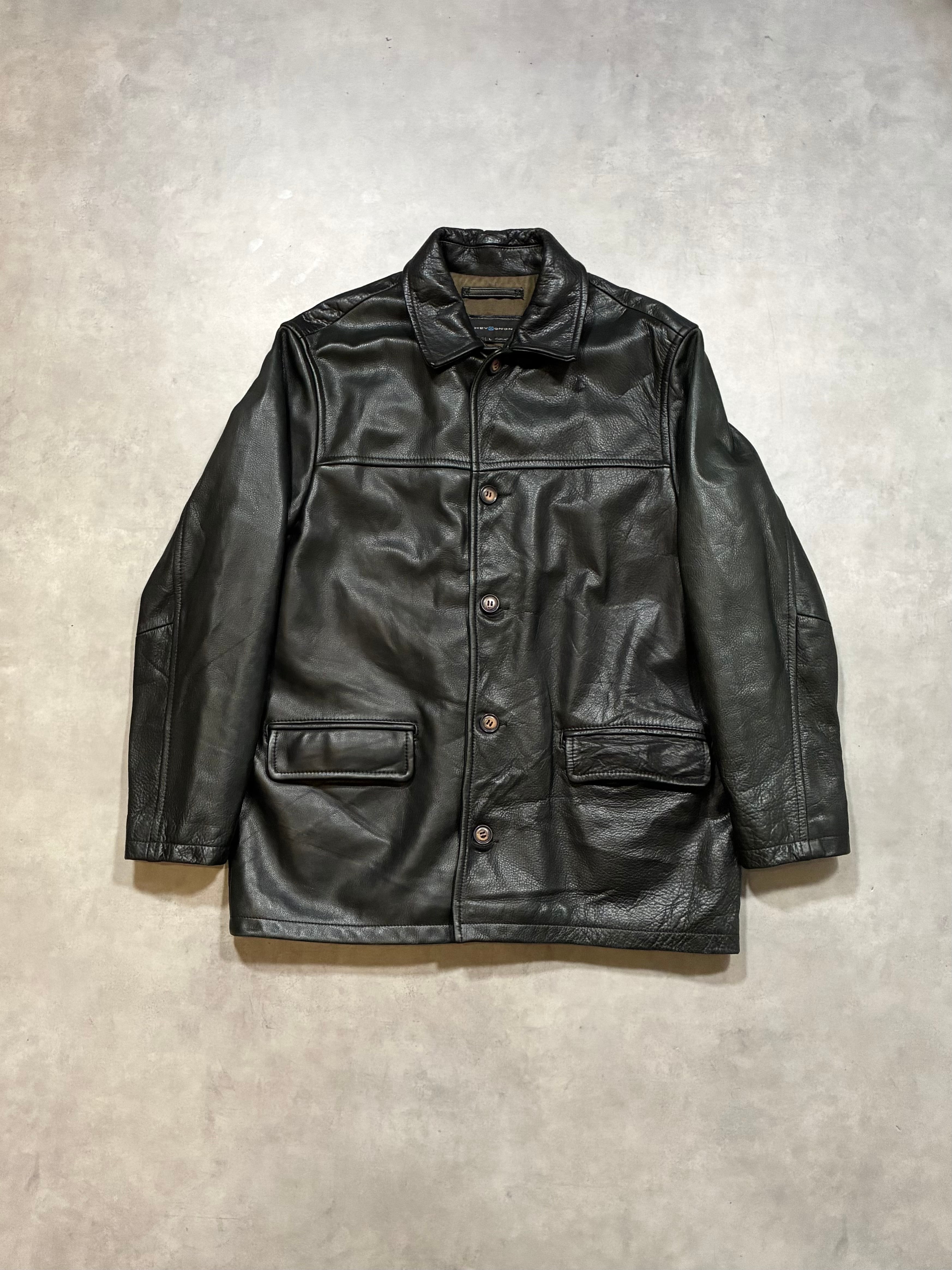 CHEVIGNON” Leather Car Coat | RENGA CLOTHING STORE