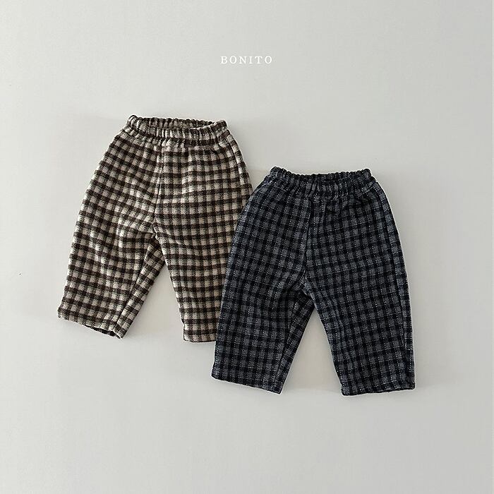 【即納】NO.134 wool check pants