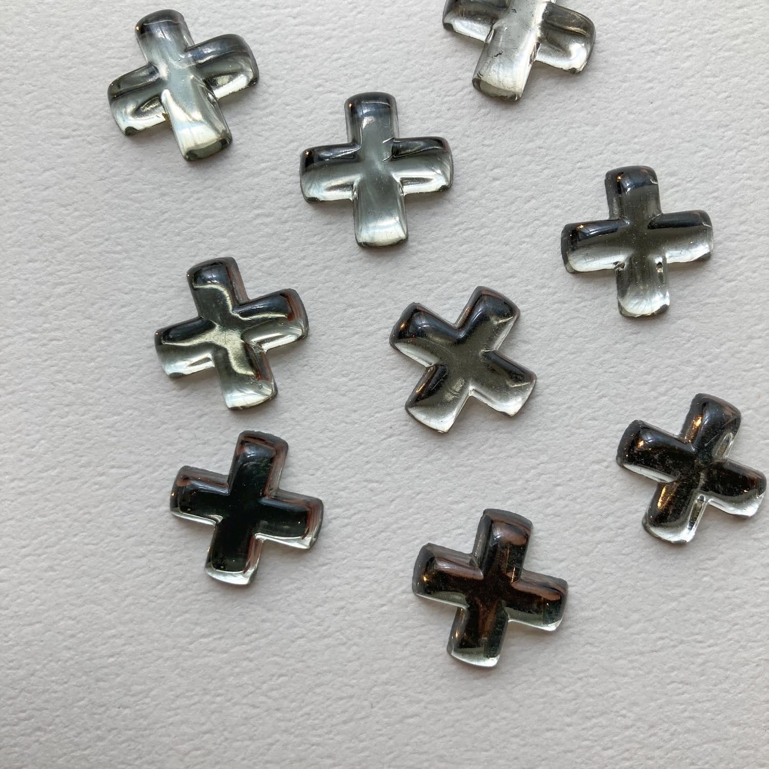 チェコクロスミラーカボション | Dua-アクセサリーパーツショップ