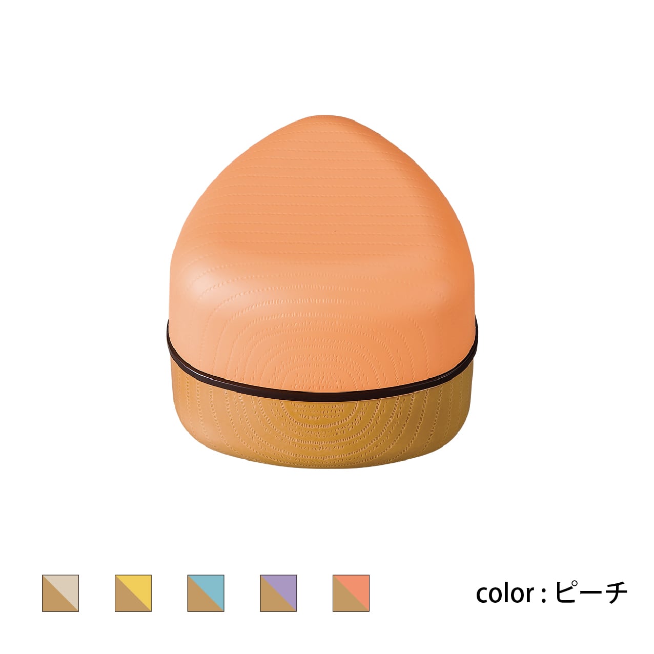 Woody plus おにぎりケース（ライトカラーVer） | 山中温泉弁当箱直売