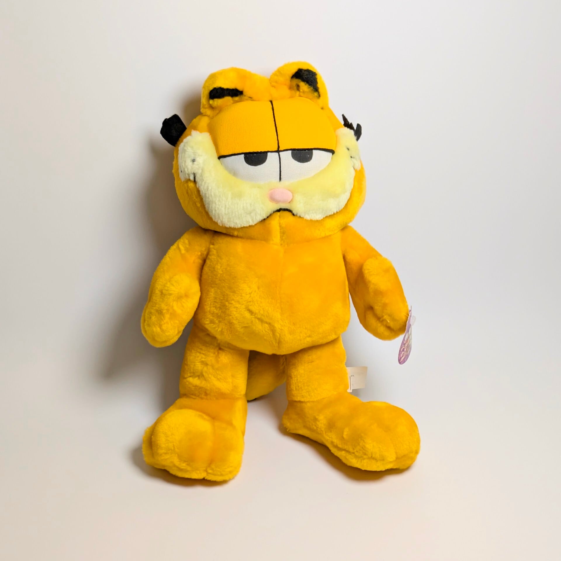 ☆ VINTAGE 90'☆【 Garfield ( ガーフィールド ) 】『 ガーフィールド 』ぬいぐるみ プラッシュ plush 1980年代年製 〚アメリカン雑貨 アメトイ〛