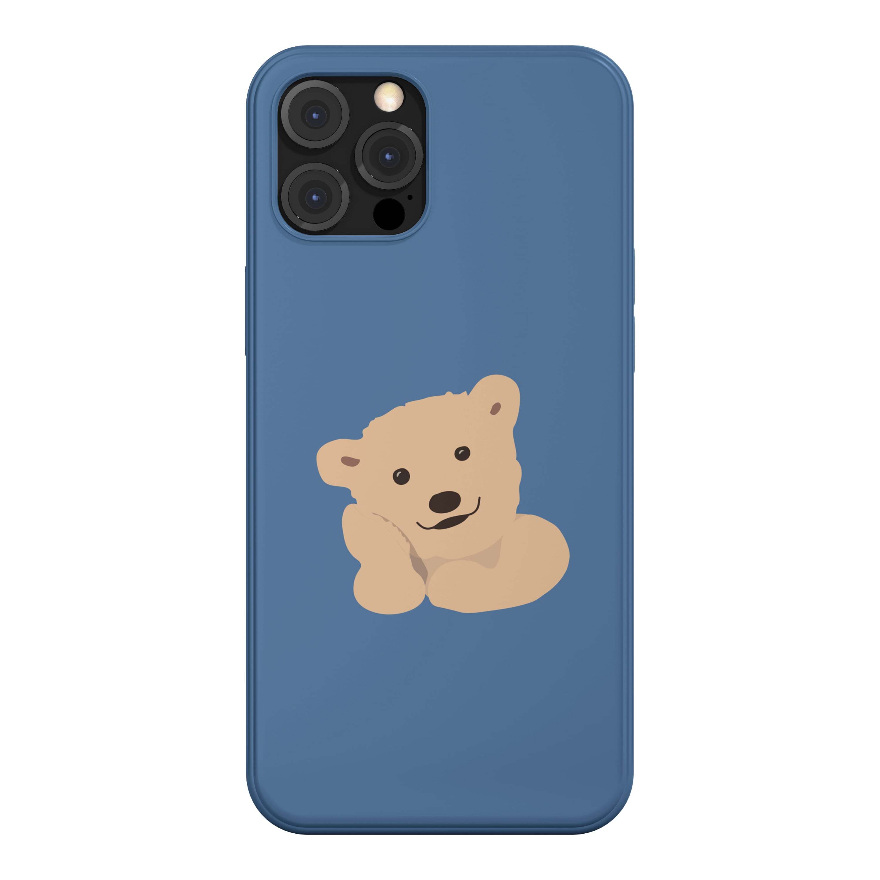 韓国 スマホケース Bear かわいい くま イラスト キャラクター デザイナーズ Iphone Android 携帯カバー 熊 ベアー くまネイビー B01 韓国スマホケース専門店 Korean Case