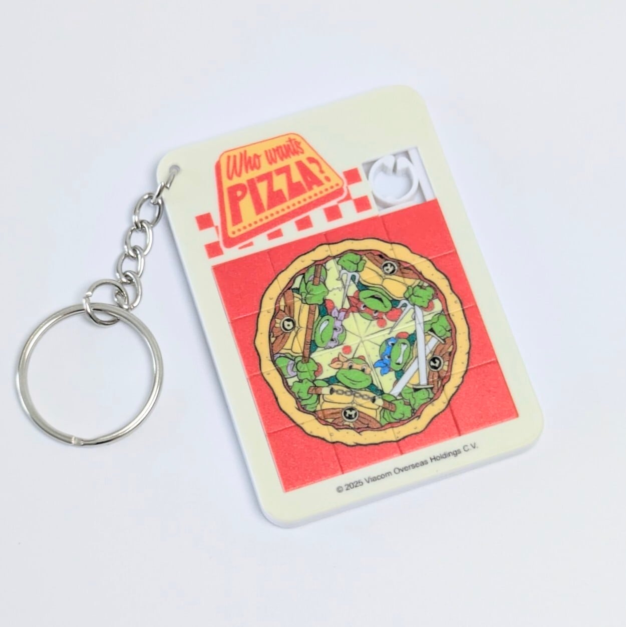 【 Teenage Mutant Ninja Turtles ( ティーンエイジ ミュータント ニンジャ タートルズ ) 】AMERICAN CHARACTER PUZZLE KEYRING ( パズルキーリング ) / キーホルダー〚アメリカン雑貨 アメトイ〛
