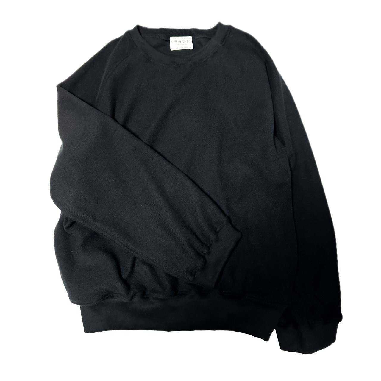 UNFINISHEDインサイドアウトパイルトレーナープレーン24017