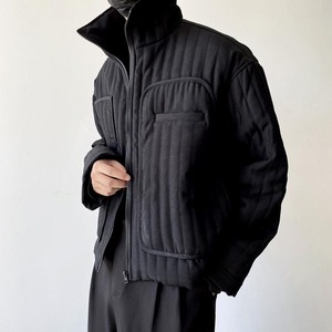 Stand Collar Cotton Padded Jacket / スタンド カラー コットン パッド ジャケット
