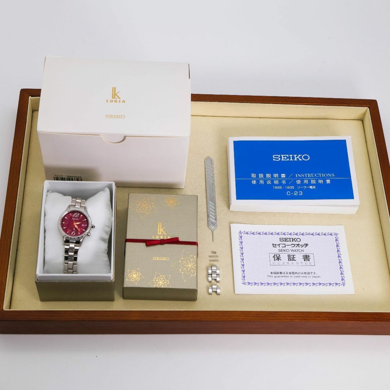 ◇稼働 SEIKO Lukia 腕時計 SSVV043 2019 クリスマス限定 | Like a 