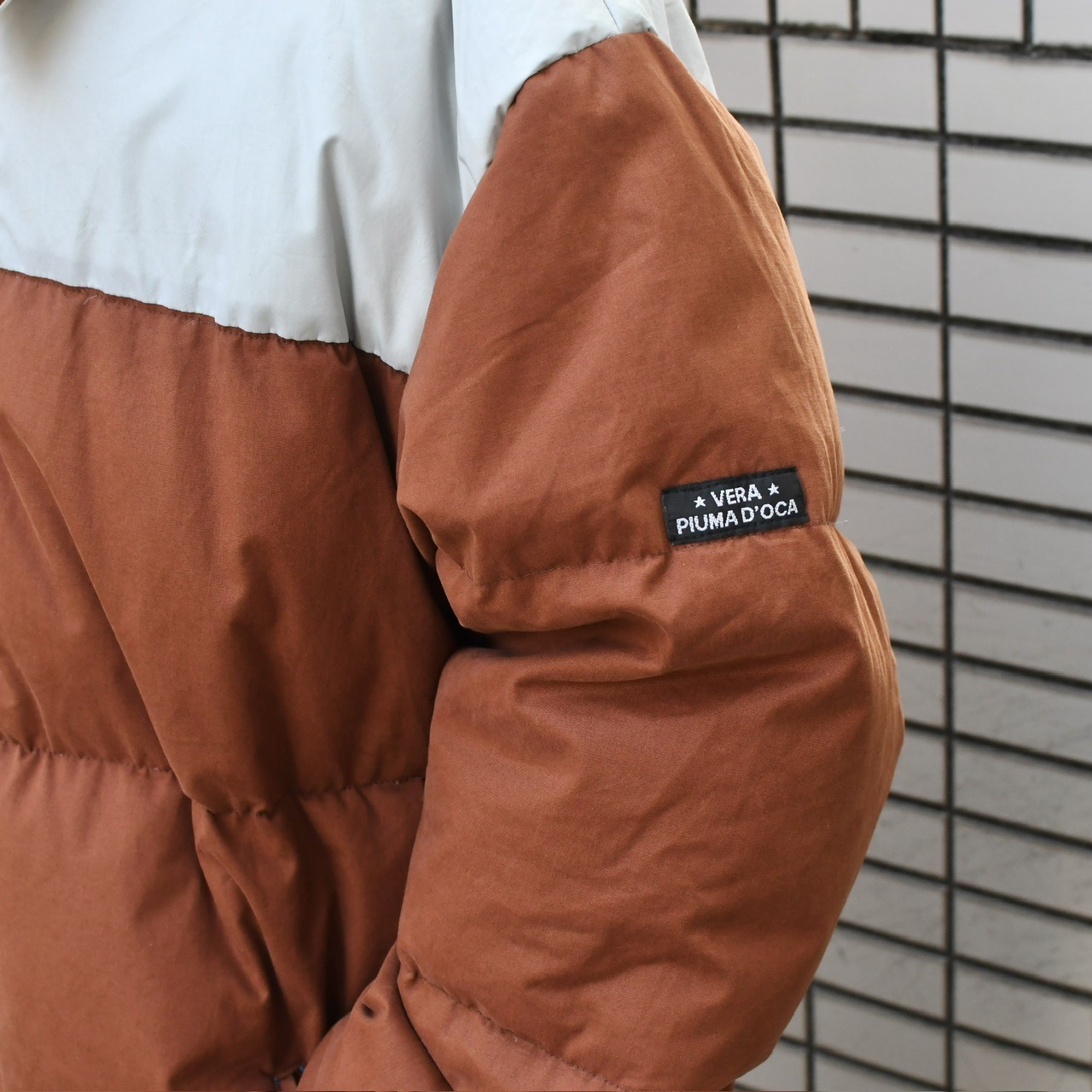 switching design down jacket