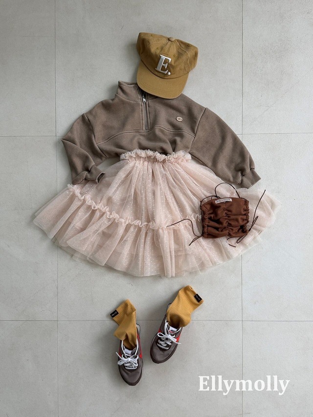 【 ELLY MOLLY / 予約 】Solar sha sha skirt
