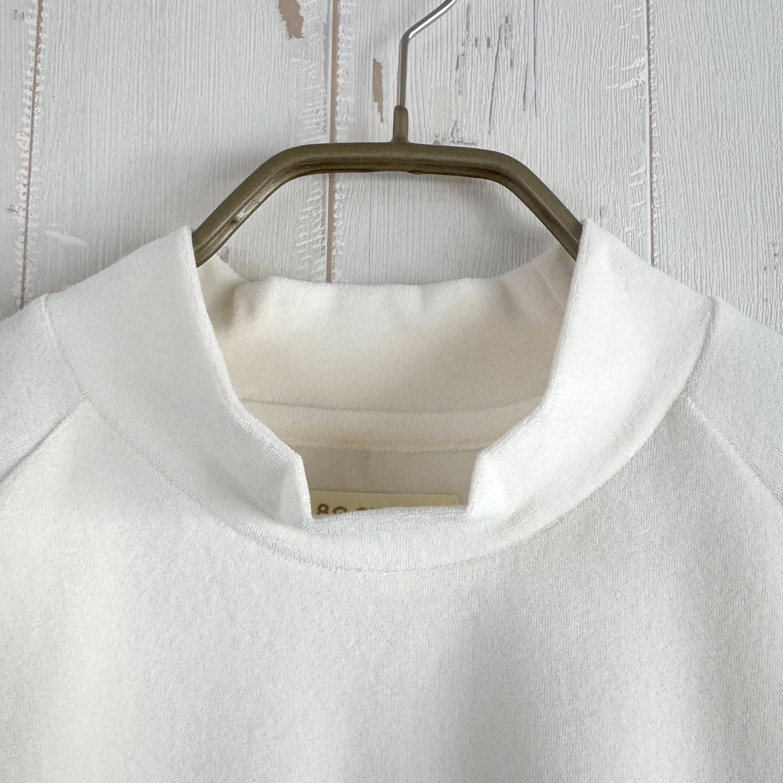 メンズウェア 8G SHOOT HIGH GAUGE PILE MOCK NECK SHIRT HIGH GAUGE PILE MOCK NECK SHIRT -WHITE- | 8G SHOOT WEBSTORE