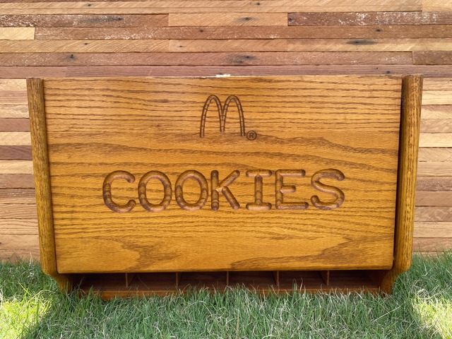 80s McDonald’s cookies display rack