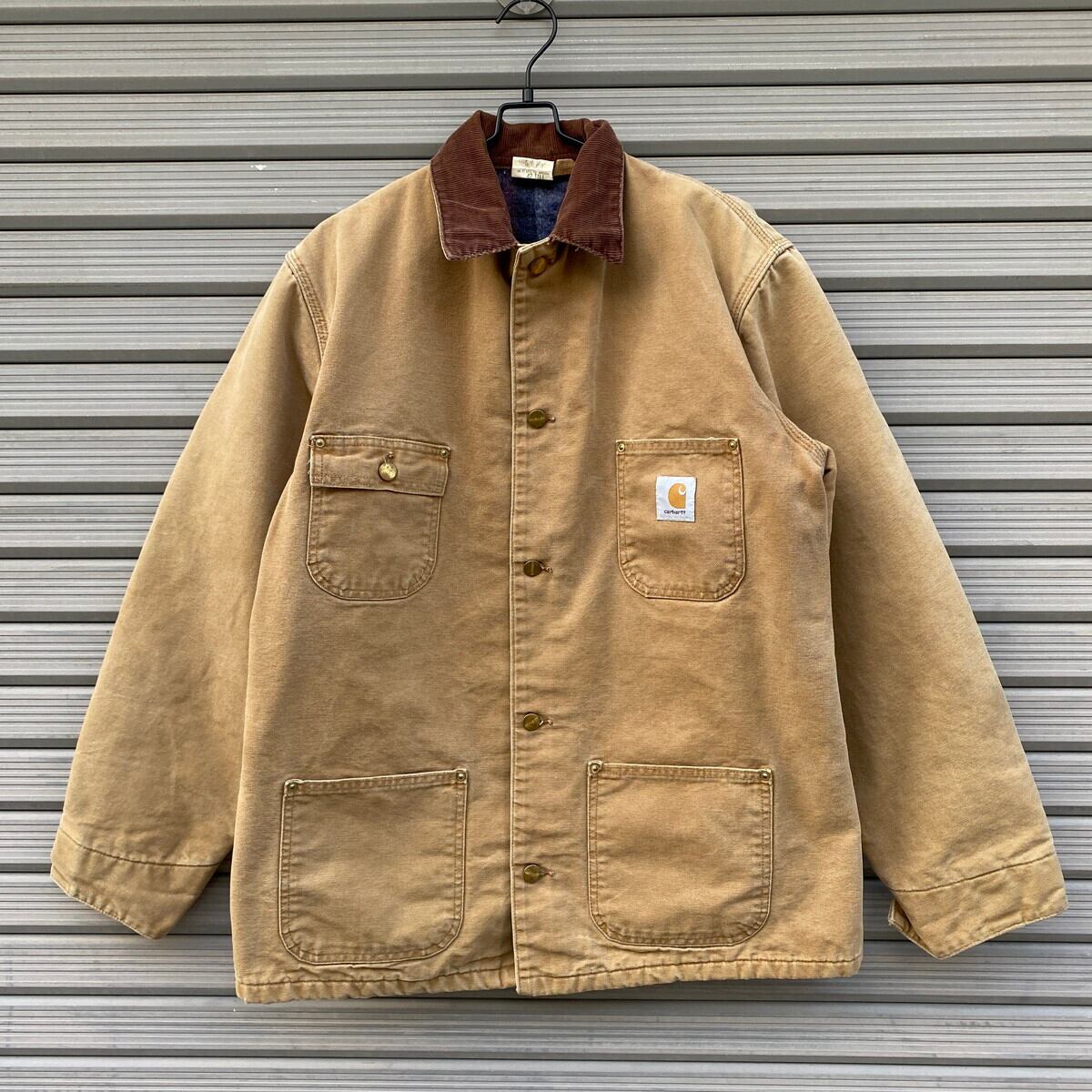 希少 80年代 Carhartt カーハート ダック地 ミシガンチョアコート ...