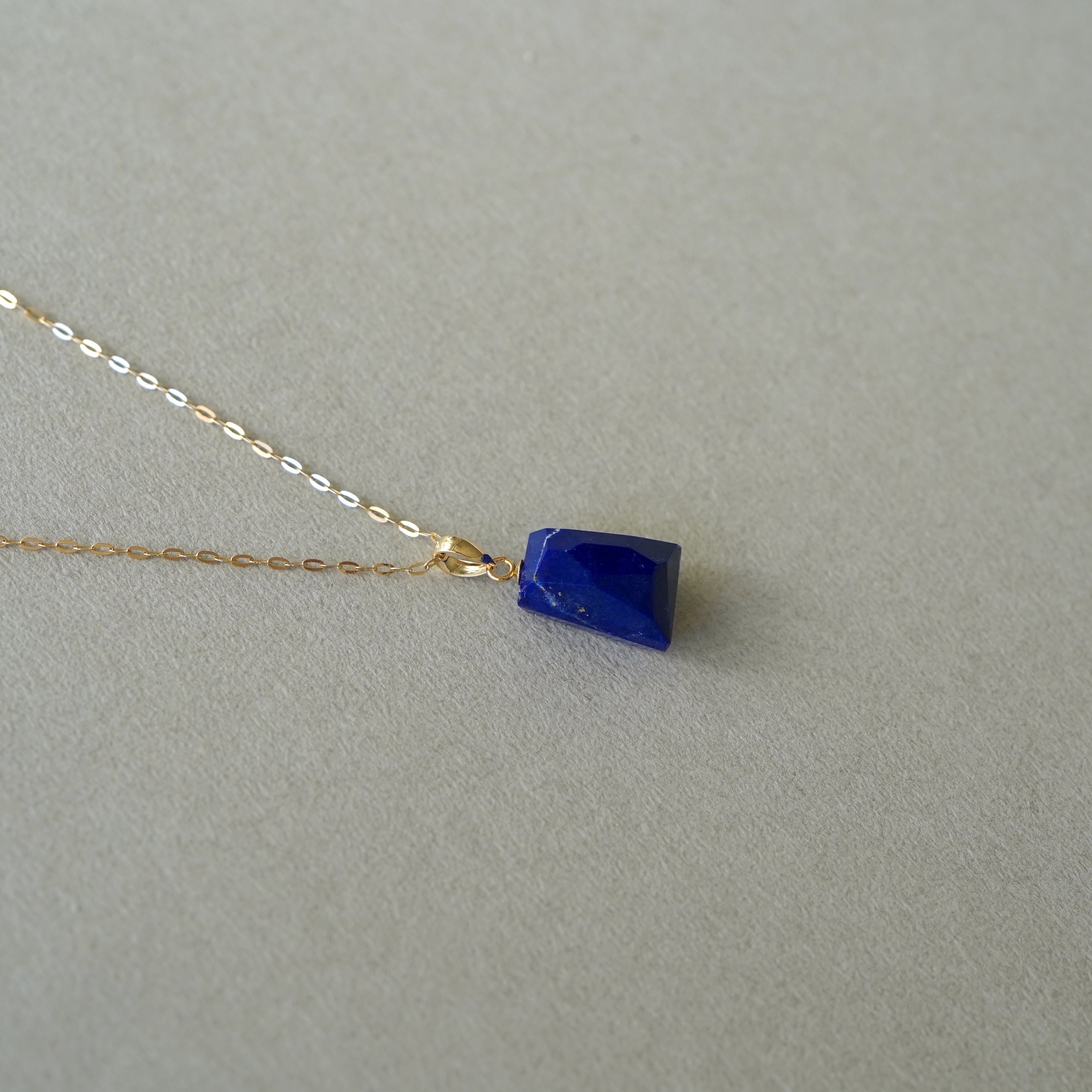 K10YG 天然石ネックレス【Lapis Lazuli】 | temtem K10YG 天然石ネックレス【Lapis Lazuli】 | temtem