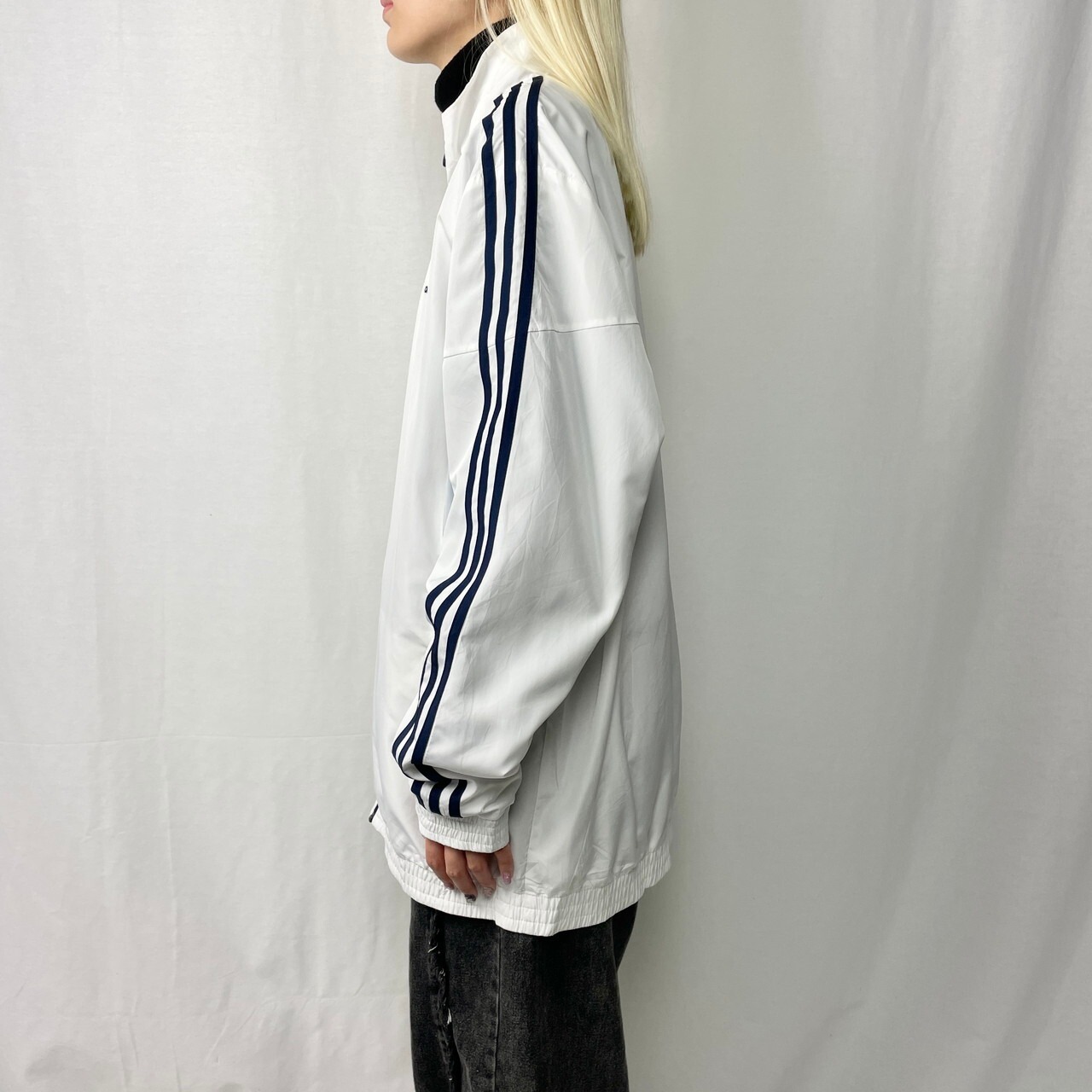 adidas アディダス トラックジャケット ポリエステル メンズXL相当 