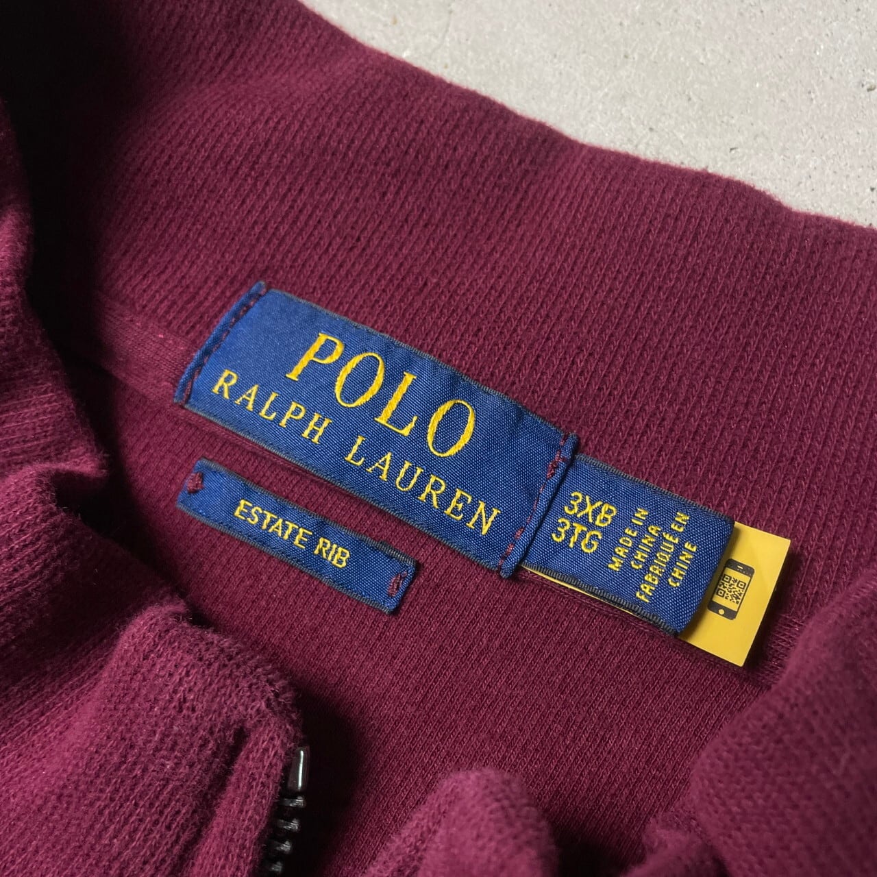 Polo Ralph Lauren ポロラルフローレン リブスウェット ハーフジップ