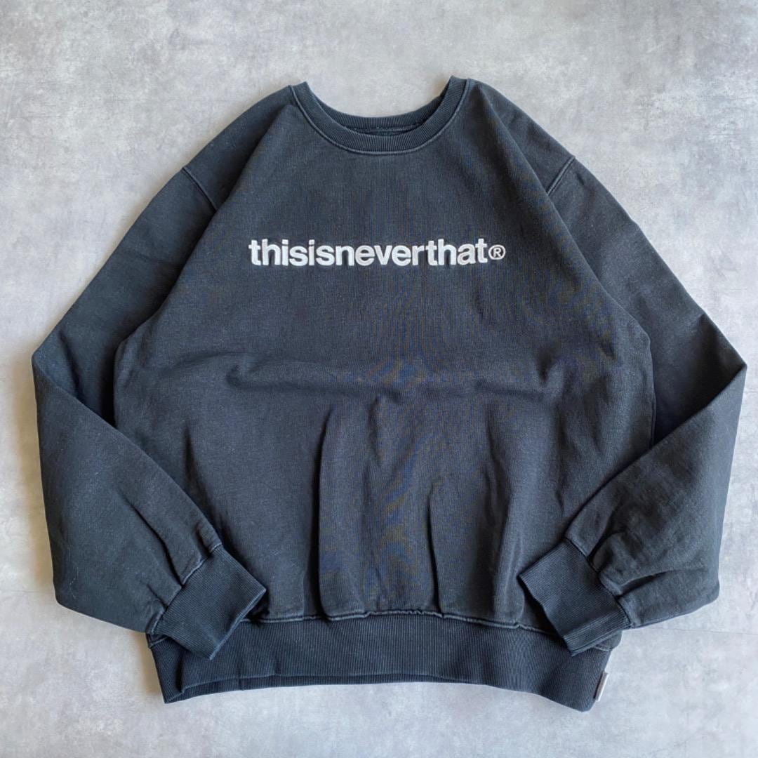 thisisneverthat ネバザ パーカー 刺繍 L 紺 thisisneverthat ネバザ パーカー ロゴ 刺繍 紺 L 13785 | fuufu