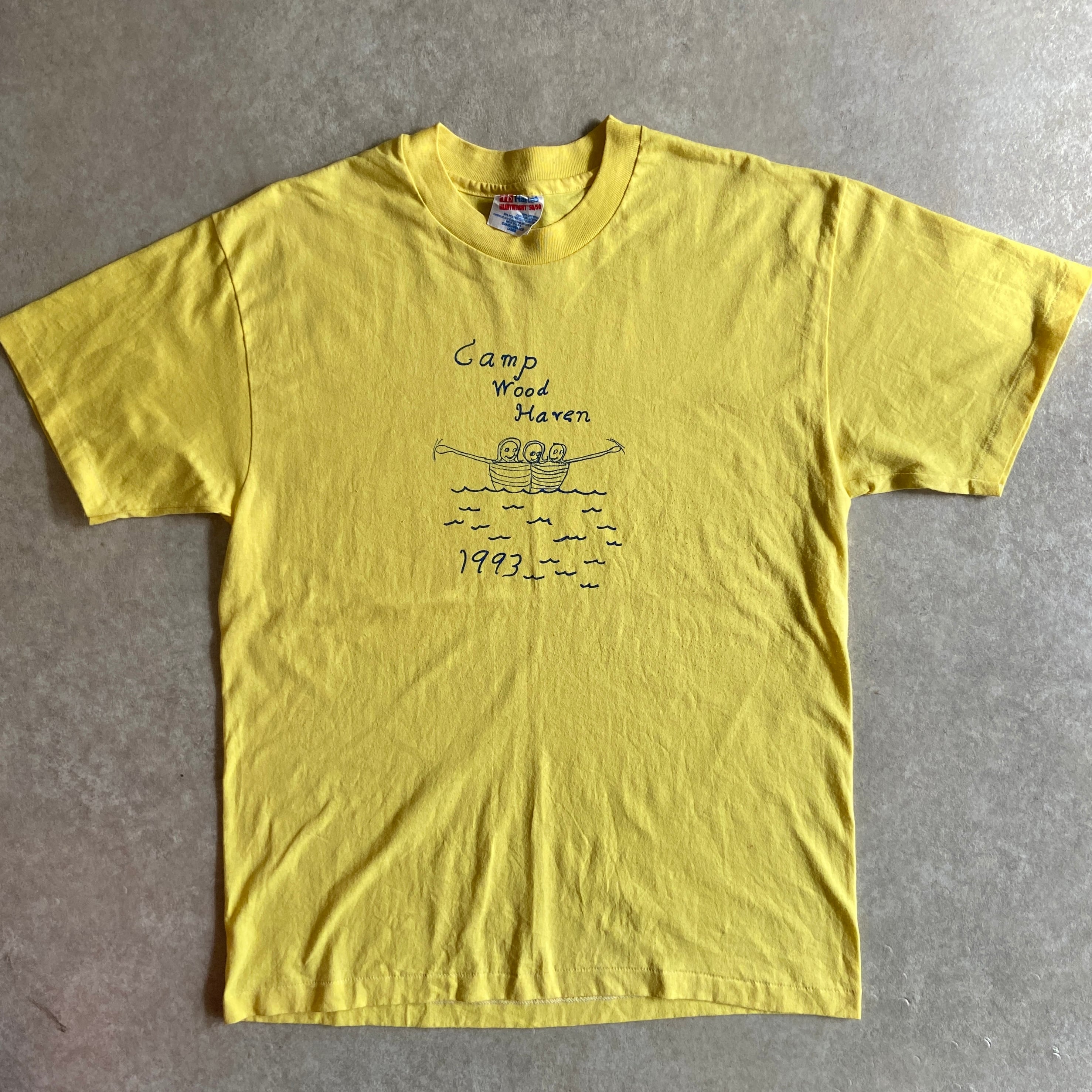 1990s Camp wood haven Tee L Made in USA H058