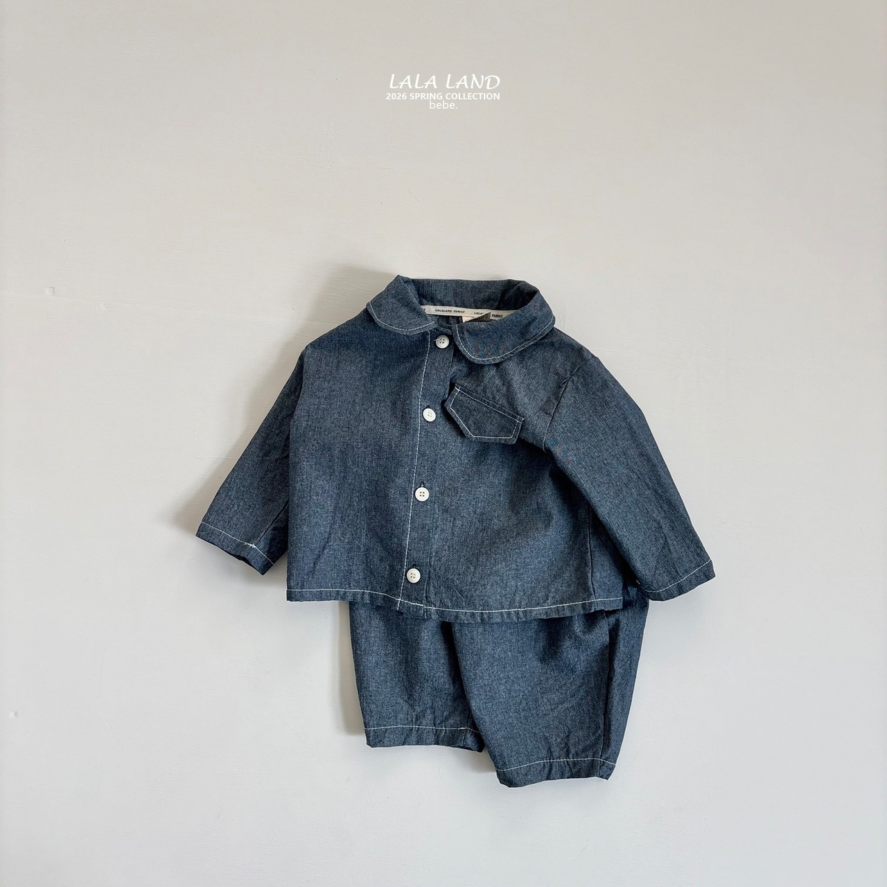 LALALAND 26/SS (Baby)Denim shirts