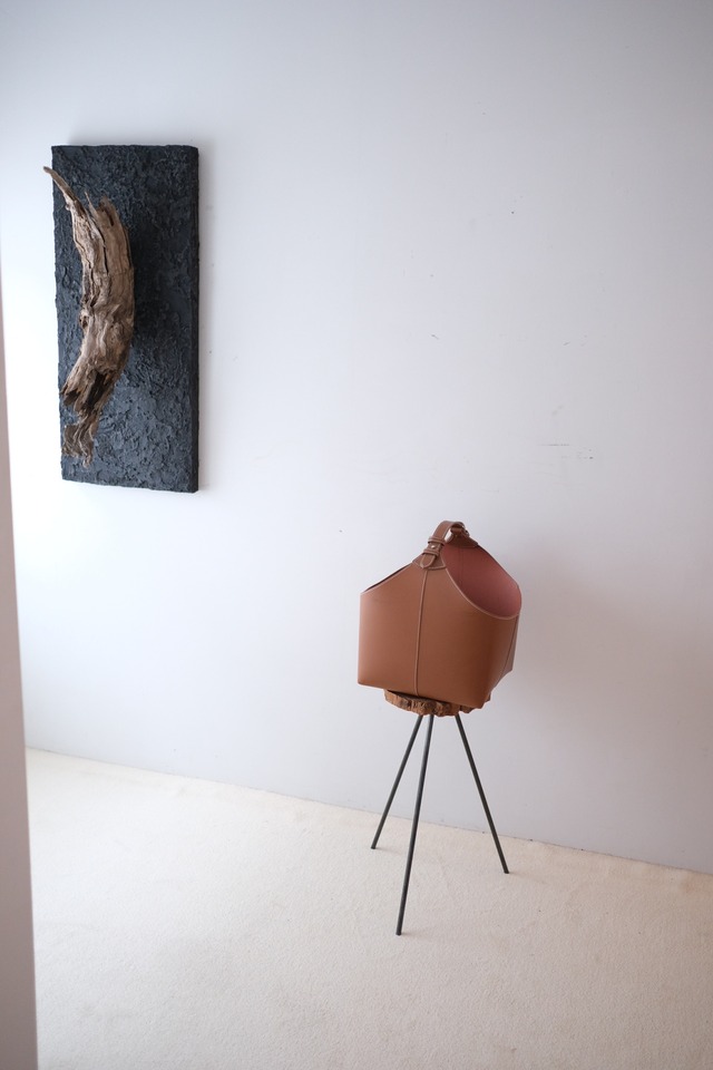 一枚板 Side table "欅" #007