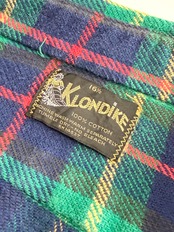 70s KLONDIKE FLANNEL SHIRT Size 16 1/2