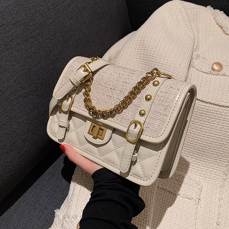 オータムウィンター 秋物 冬物 スクウェア メッセンジャーバッグ 手作りハンドバック19169167514