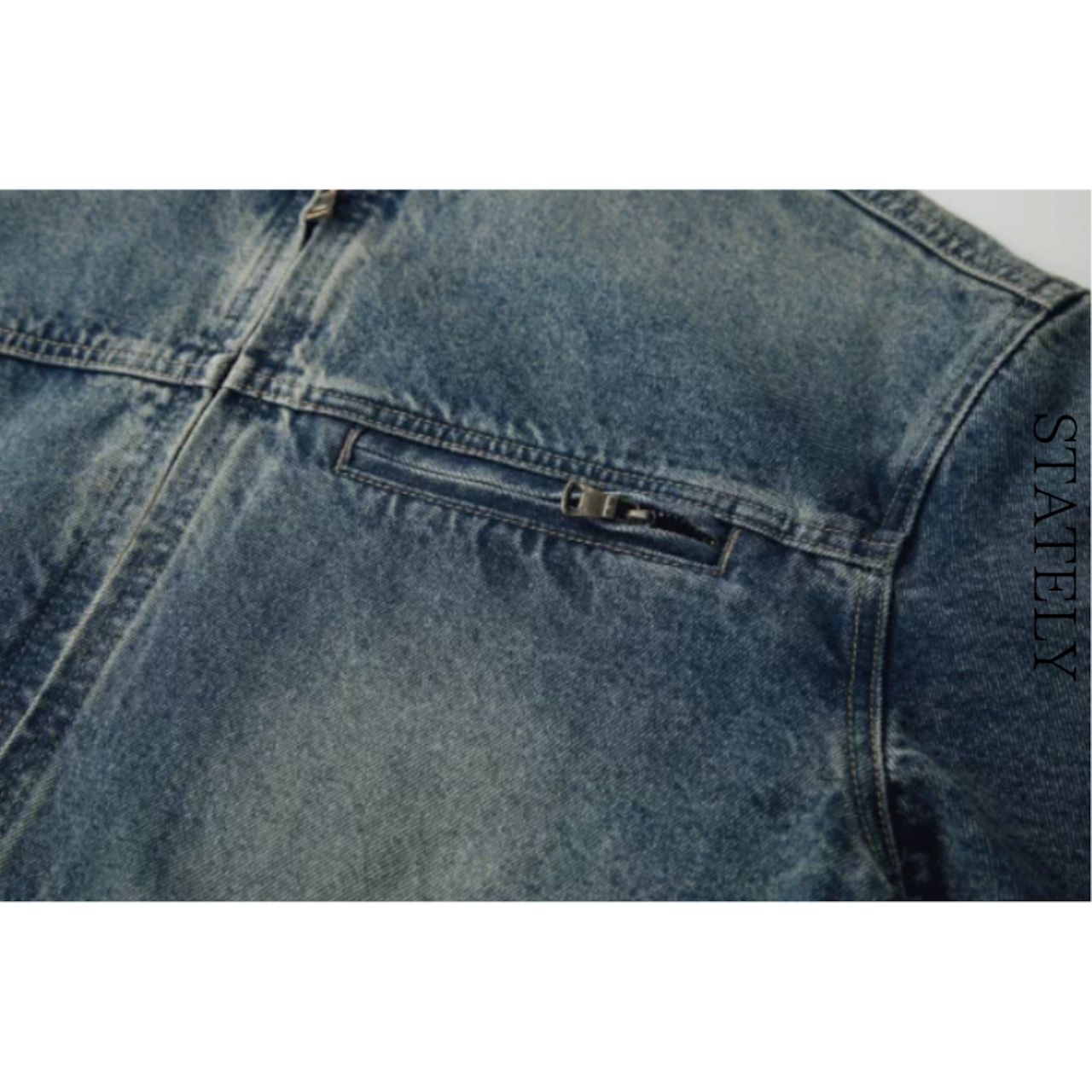 Vintage Fade Denim ジャケット_O12・画像11