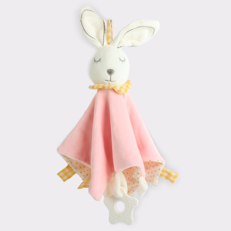 ミニブランケット ウサギ 動物のお友達 ぬいぐるみ タオル にぎにぎ ニギニギ ギフト 新生児 赤ちゃん用 男の子 女の子 出産祝い おしゃれ かわいい ひざ掛け ホワイト ピンク イエロー 0歳 1歳 2歳 3歳 T 0050 03 Esperanza 海外輸入おもちゃのお店