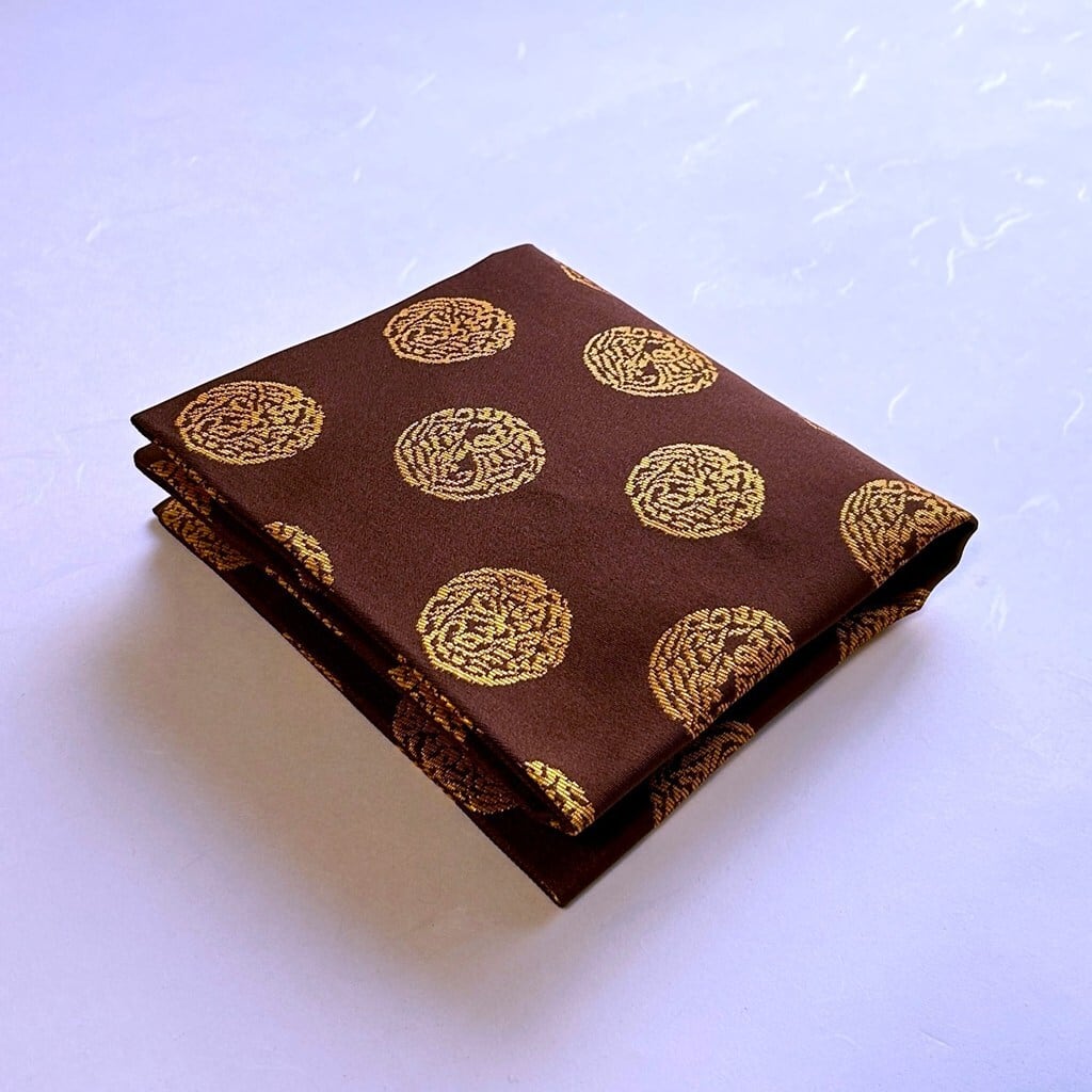 出帛紗 二人静金襴 | 茶道帛紗 大阪有香