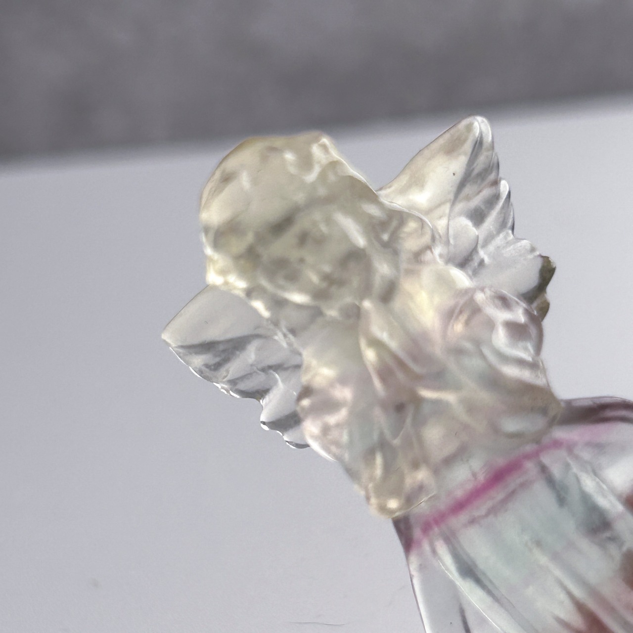 フローライトエンジェル 02 カービング * Fluorite * 天然石