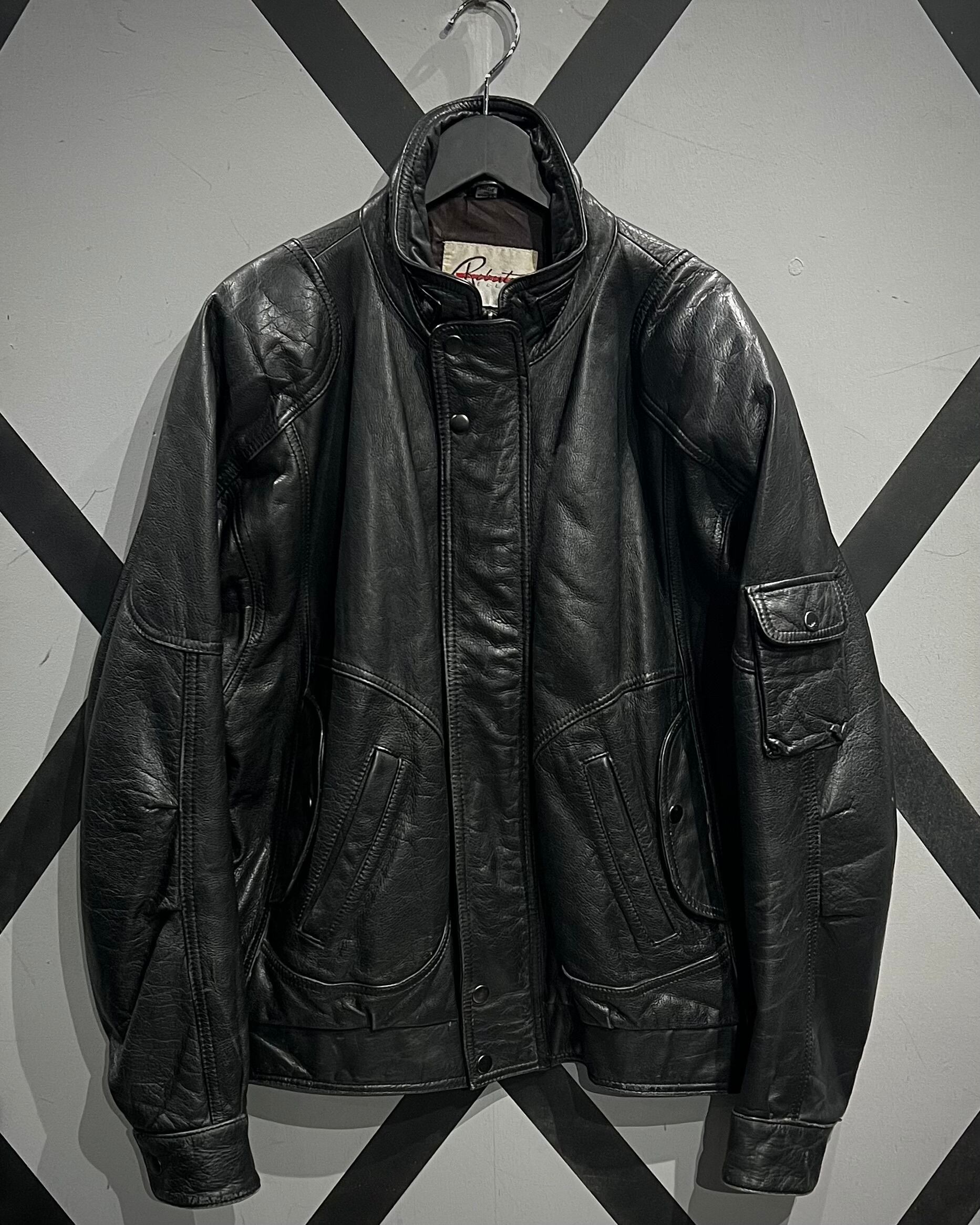 X VINTAGE】80's Flight Detail Vintage Leather Jacket | Caka(カカ
