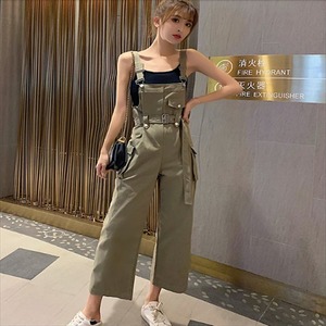 【送料無料】 オーバーオール サロペットパンツ 夏 無地 カジュアル系 大人可愛い こなれ感 シンプルデザイン 体系カバー 30代 40代 レディースファッション 可愛い お出かけ 女子会 デイリーユース お茶会 お呼ばれ コンサバ系