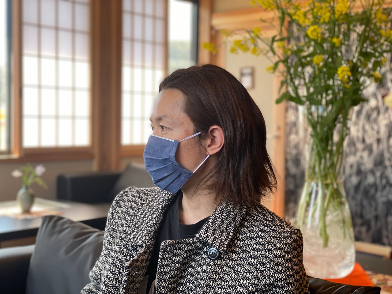 セルビッチ白耳! 反応染デニムマスク / AK2-2S | 青木被服 公式