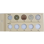 テージー 昭和コインアルバム スペア台紙 普通コイン用(昭和62年~64年用) C-37S8 TEJI