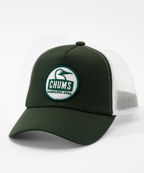 CHUMS (チャムス) ブービーフェイスメッシュキャップ CH05-1158 ダークグリーン