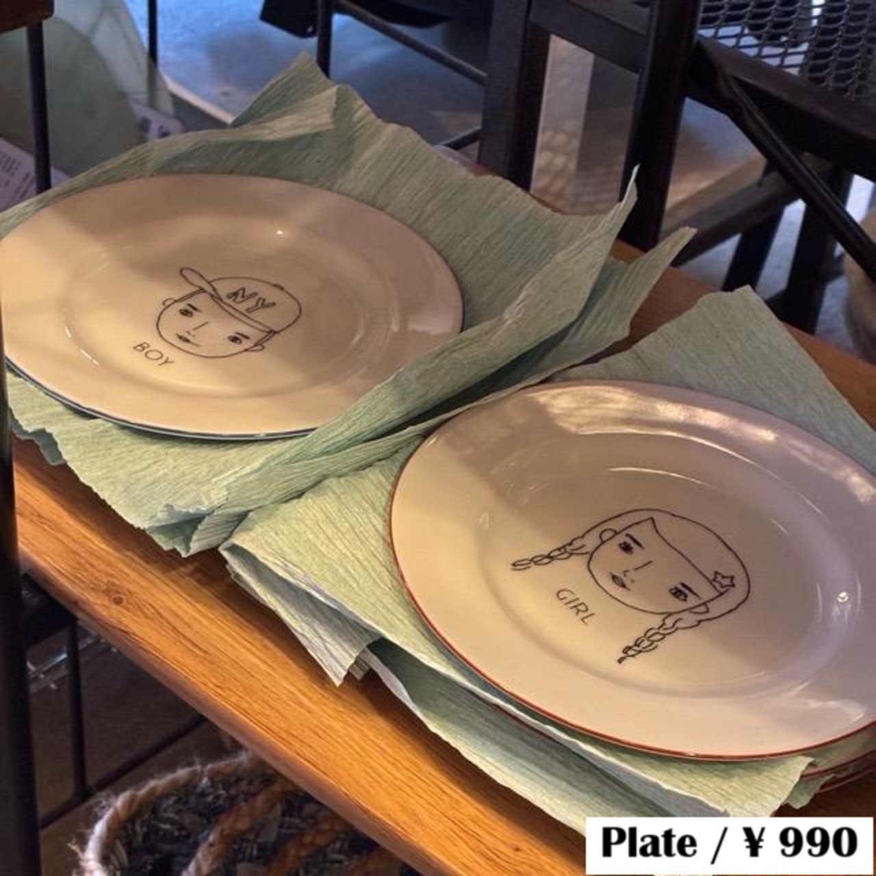 Mino Ennui Plate S (2 types, boy and girl) - Mino ware Ennui Plate S (2 types, boy and girl) - Perfect for Japanese and Western cuisine, home cooking, microwave and dishwasher safe, small round plate