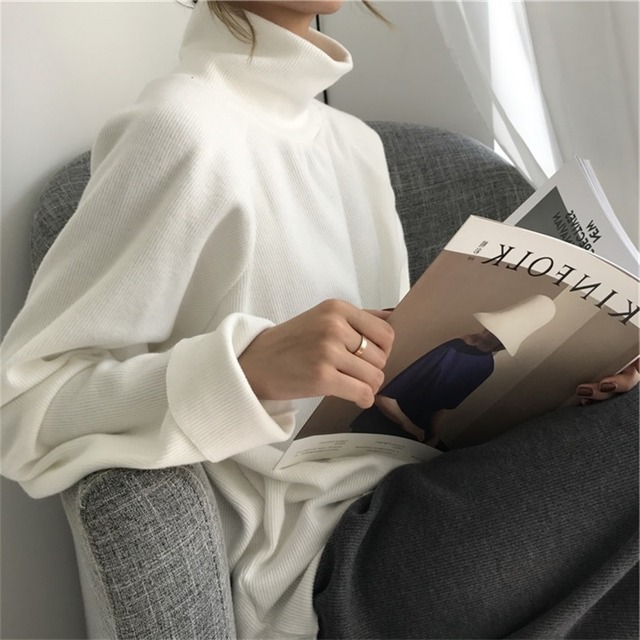 トップス レディース 送料無料 長袖レース 5色 ホワイト ベージュ ブラック サイズ4展開 S M L XL きれいめ レース袖 レース オフィス カジュアル ビジネス デート 通勤 20代 30代 40代 着回し 重ね着 ランチ ディナー お泊り ママ友 ランチ レースポイントハイネック リブニット リブ 長袖 ハイネック 春 秋 冬