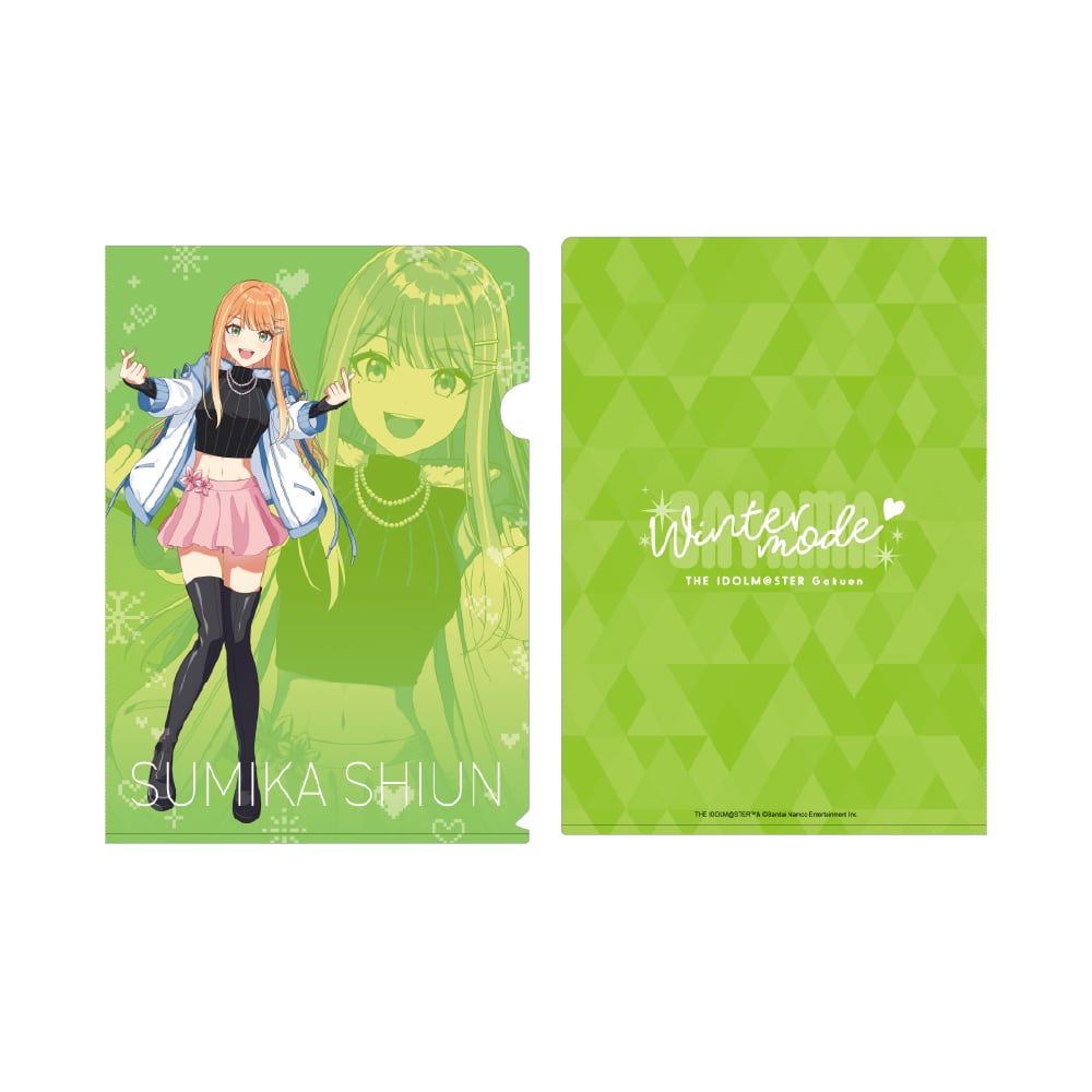 学園アイドルマスター クリアファイル_紫雲清夏