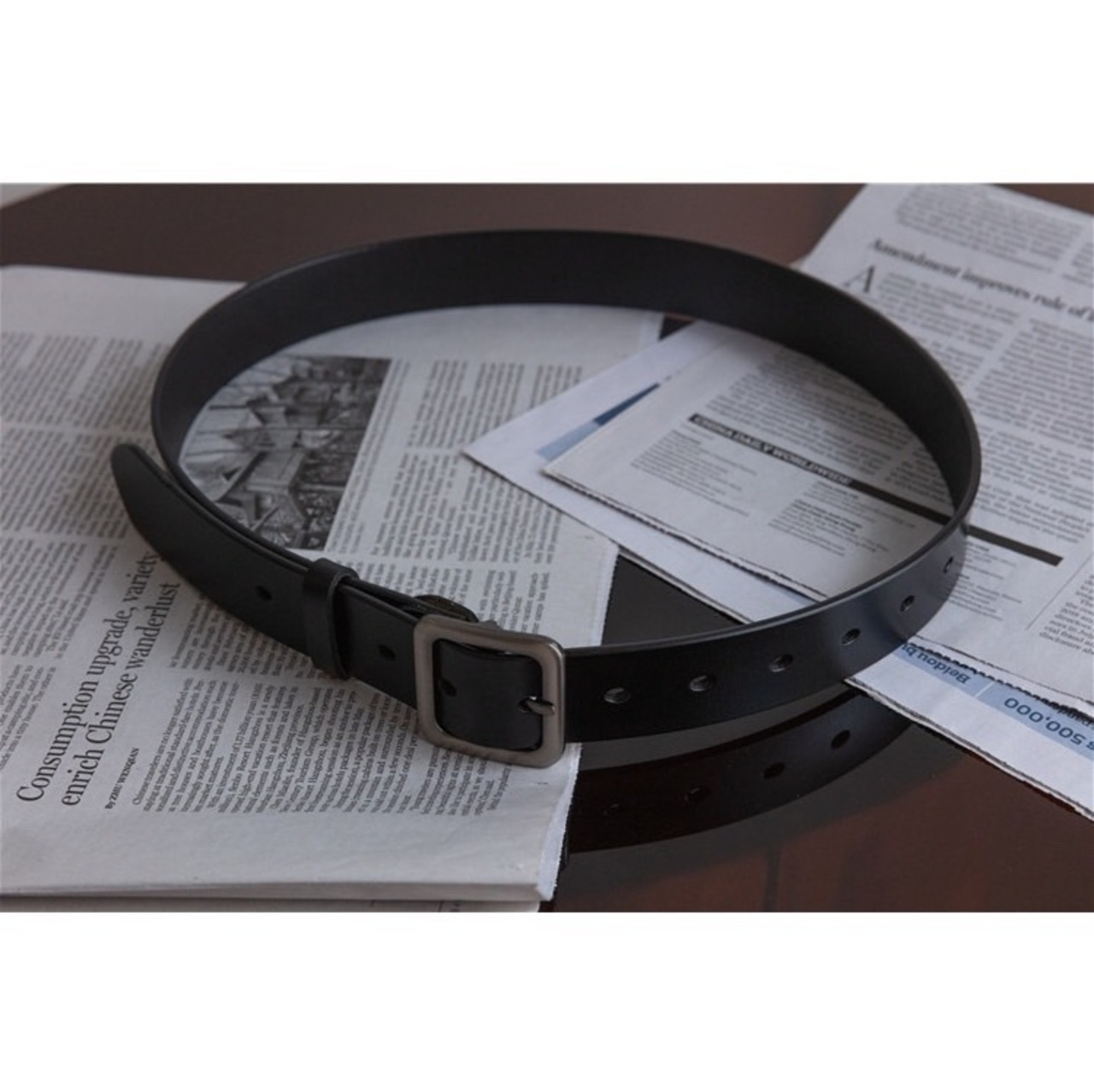 Classic leather belt 0525 - 12