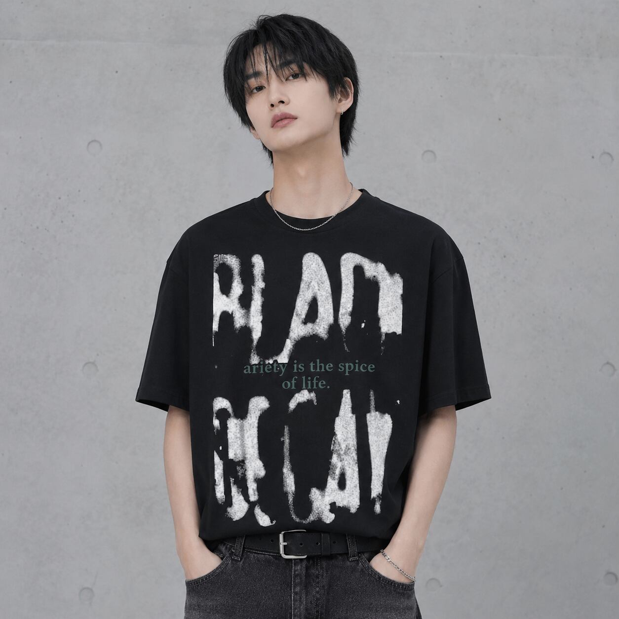 Graffiti print T-shirt 0003