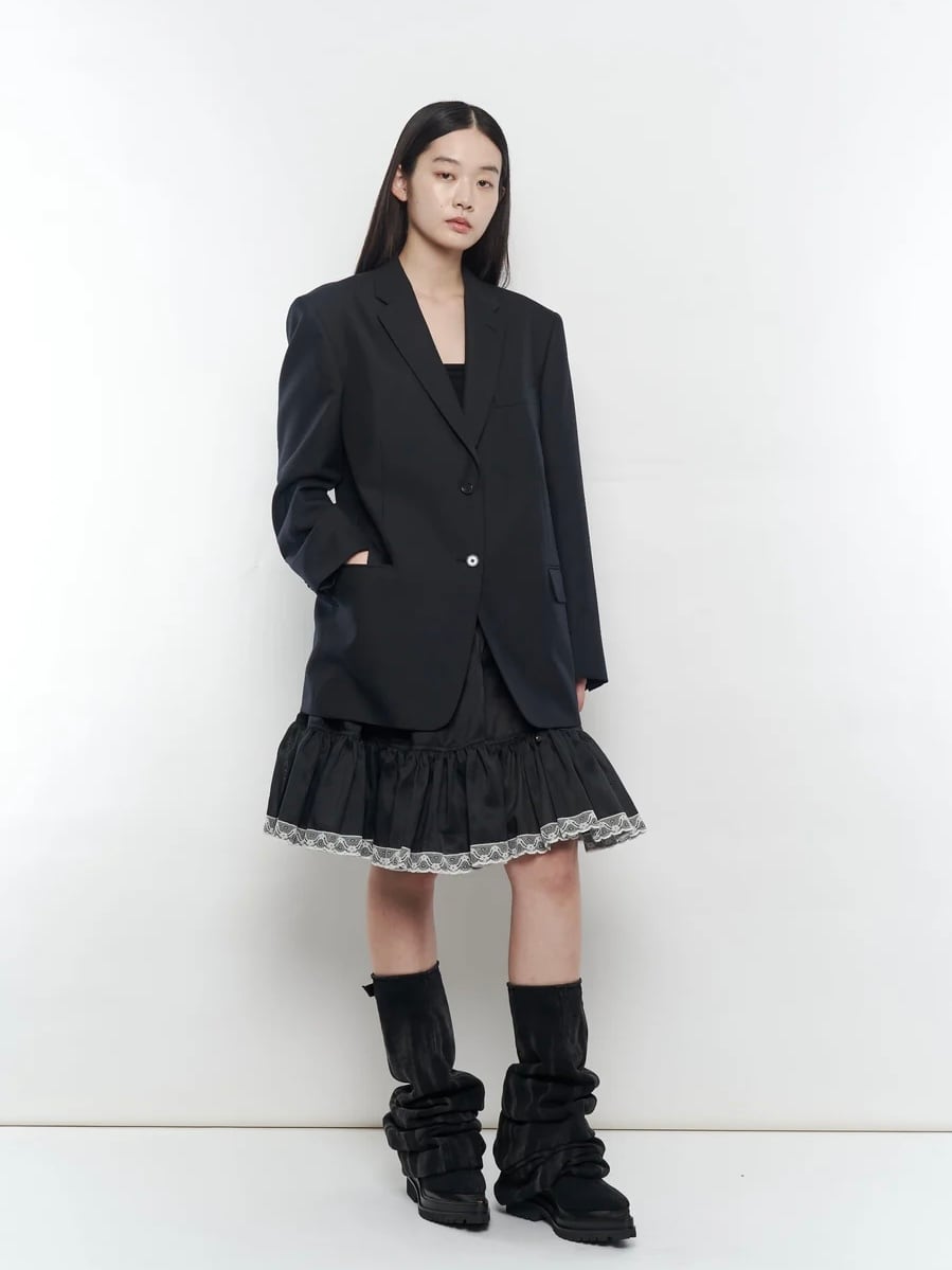 再入荷】POOLDE プールデ / ブーツ ウェッジソール / SHEER MELTED