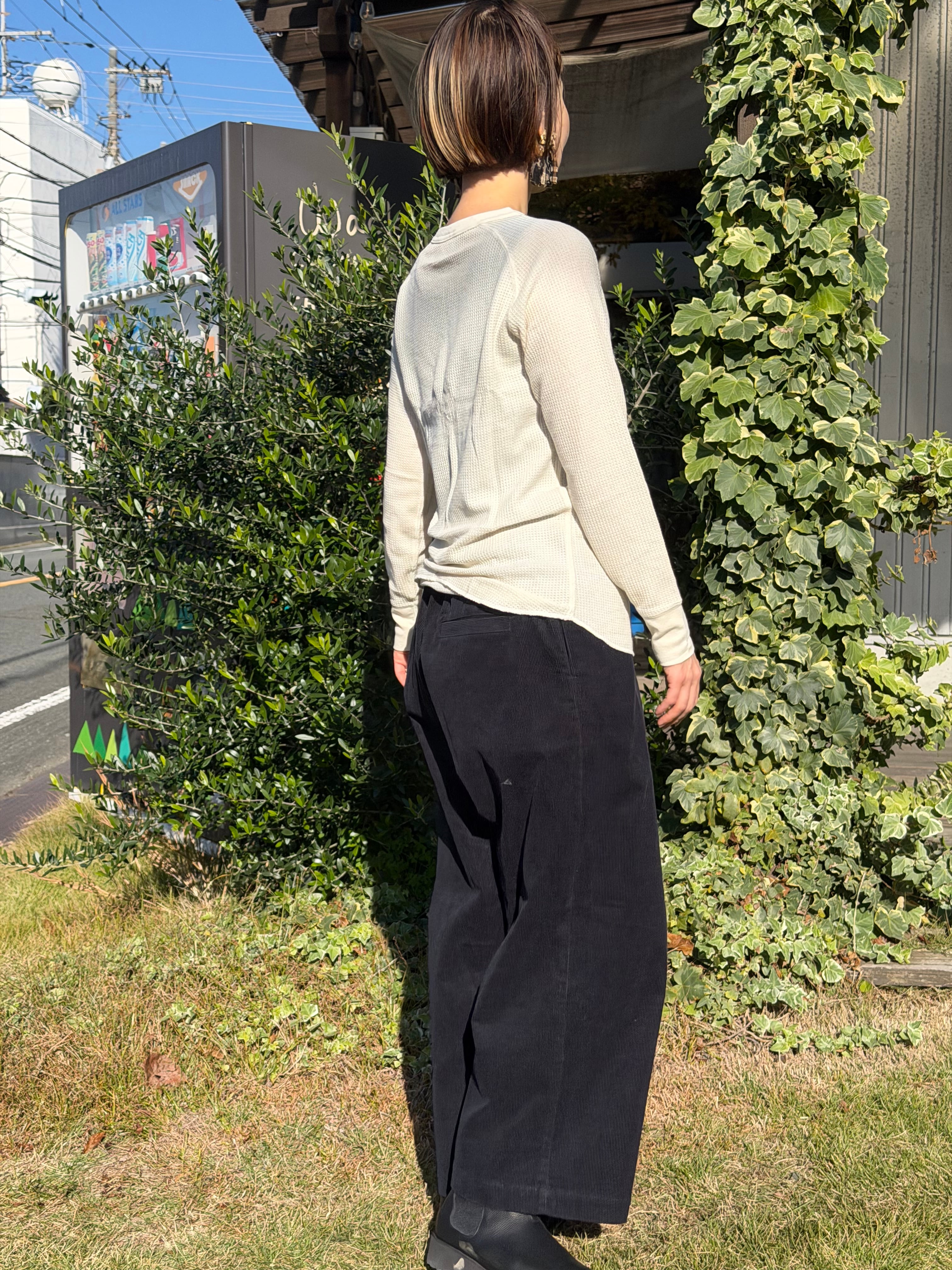 ワッフルラグランクルーネック長袖Tシャツ（パック入）/ JEMORGAN