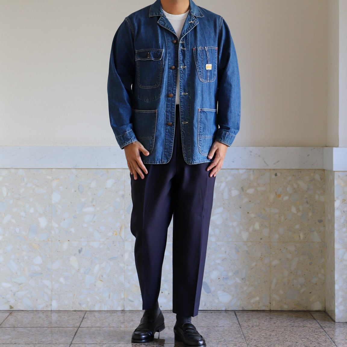 極美品】50s special vintage Denim coverall jacket 