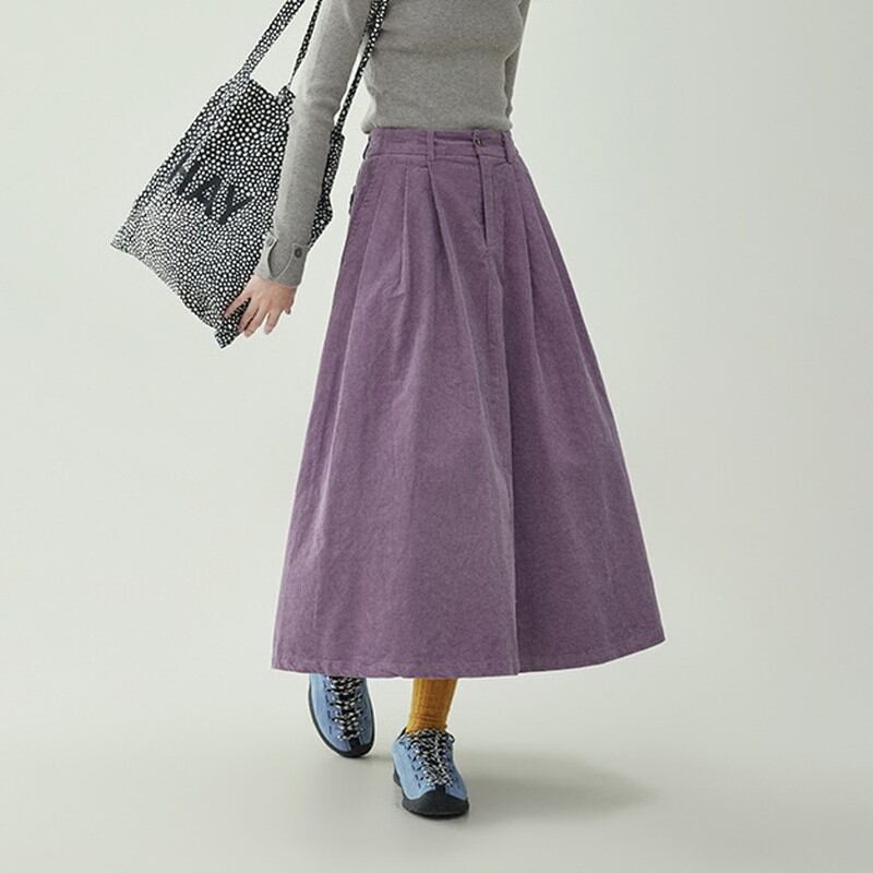 コーデュロイフレアスカート M0985