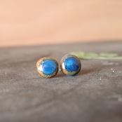 【信楽焼】凛蒼玉 ピアス(イヤリング) 蒼玉シリーズ 陶器 伝統工芸