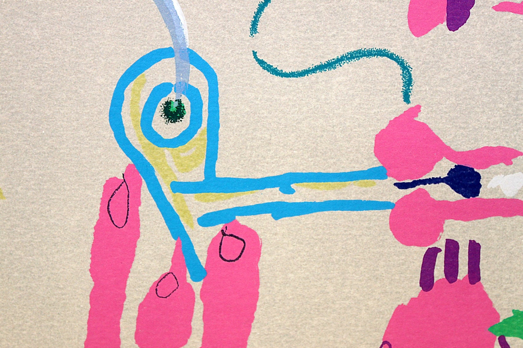 パブロ ピカソ「デッサン」額縁4色選択可能 作品証明書 展示用フック